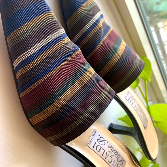 Diane B Pancaldi Exclusive Woven Kitten Heels - Picture 2 of 4